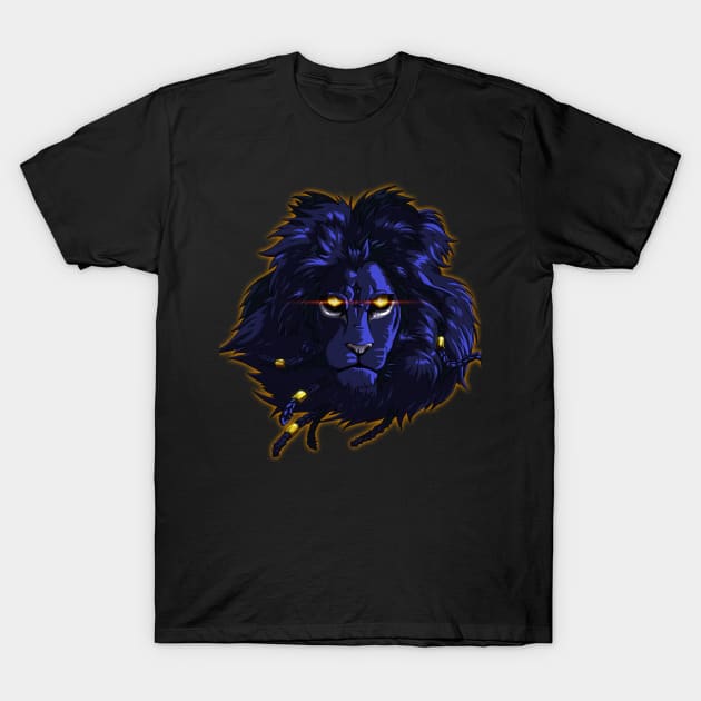 Black Lion T-Shirt by kdot876